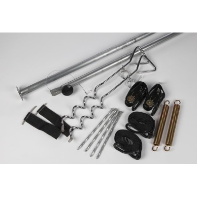 Electric awning support kits